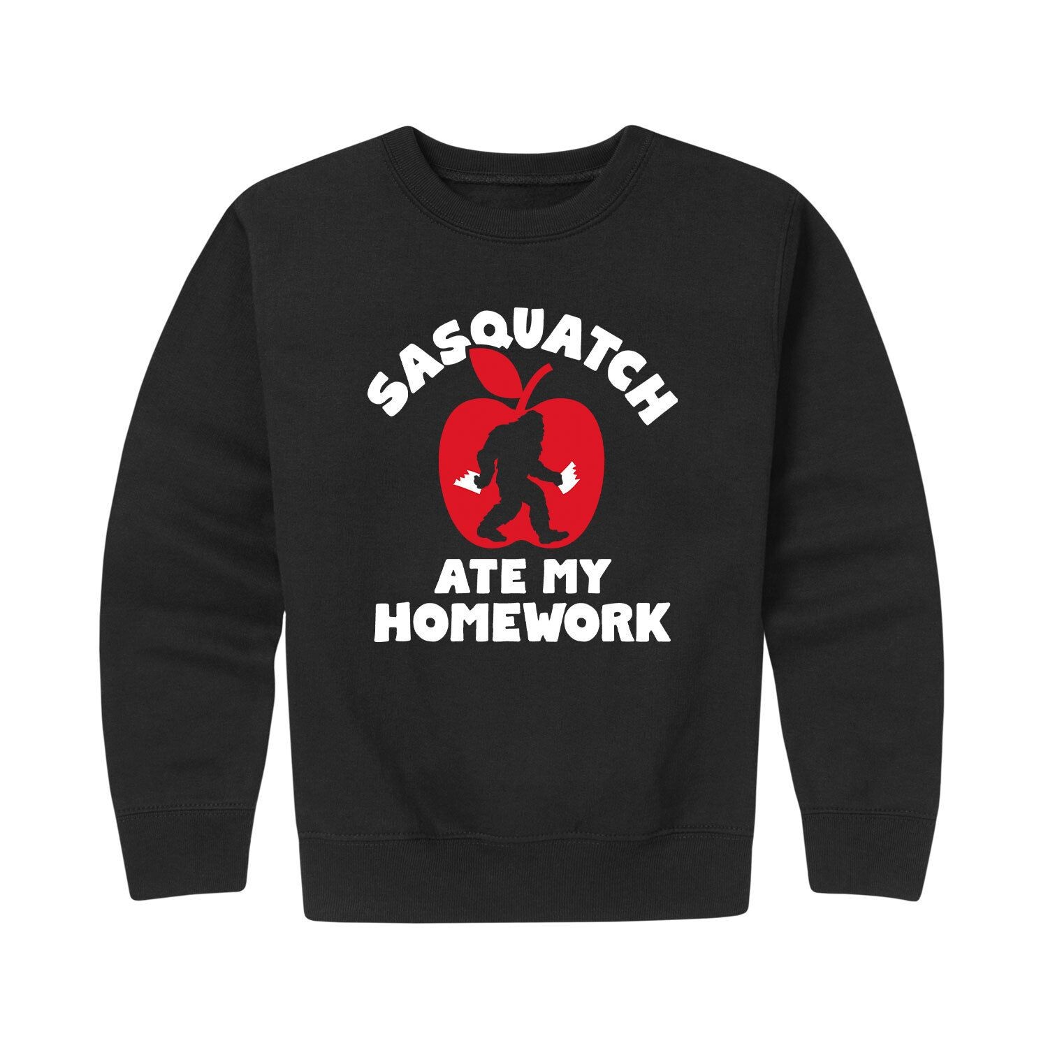 

Флисовый свитшот с рисунком Sasquatch Ate My Homework для мальчиков 8–20 лет Licensed Character