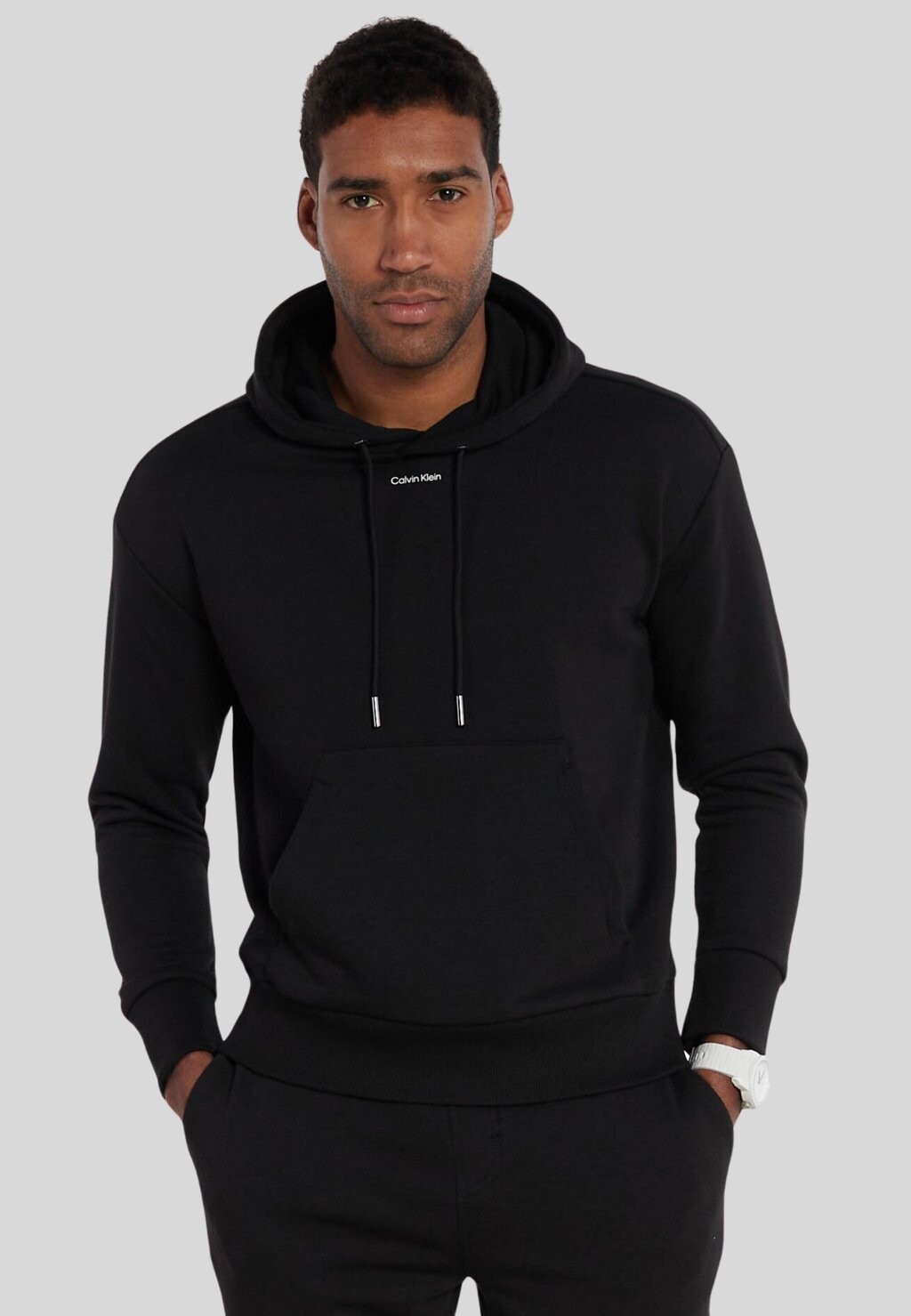 

Толстовка с капюшоном Calvin Klein, черный