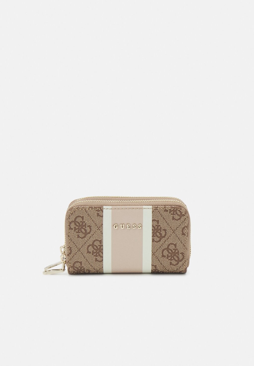 

Кошелек МИНИ-КОШЕЛЕК НА ДВОЙНОЙ МОЛНИИ Guess, молочный