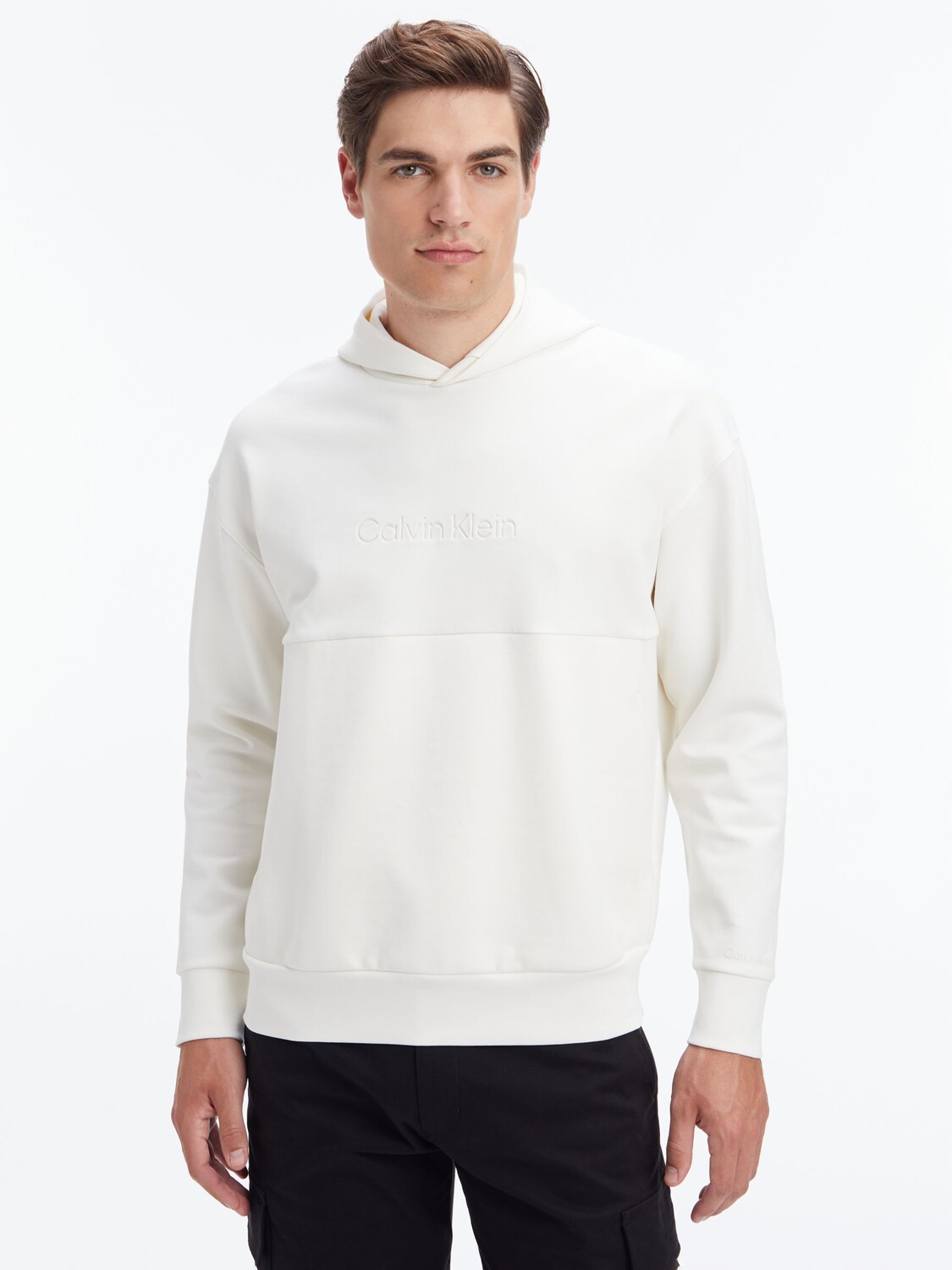 

Толстовка с тисненым логотипом Calvin Klein, цапля