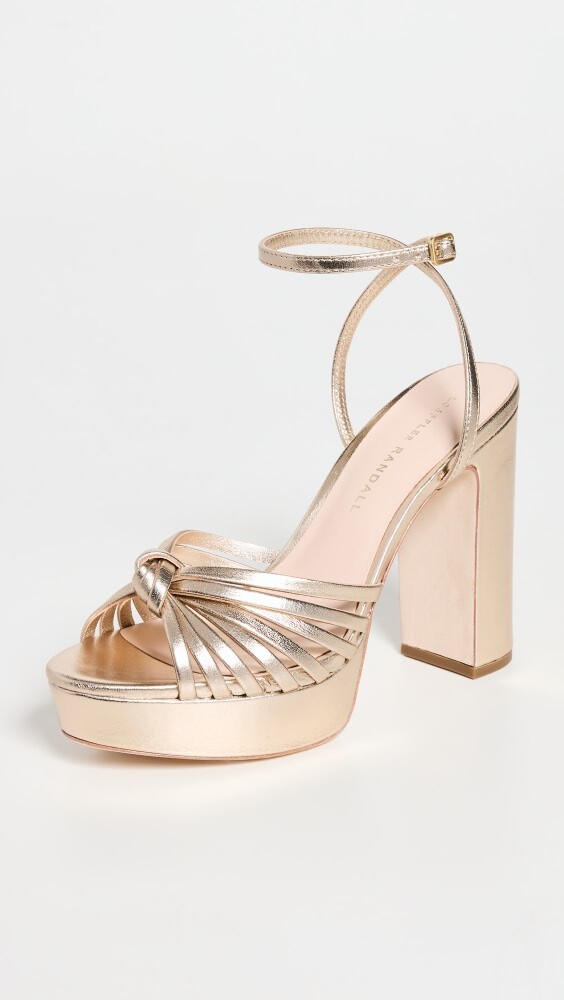 

Сандалии Loeffler Randall Rivka Leather Knot Platform