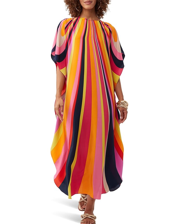 цена Платье Trina Turk Jalani Maxi Caftan, цвет Multi