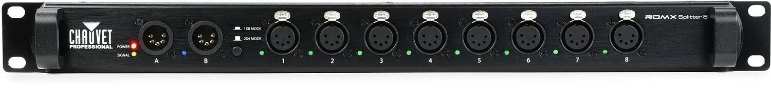 

Разветвитель Chauvet Pro RDMX 8 RDM и 5-контактный оптосплиттер DMX