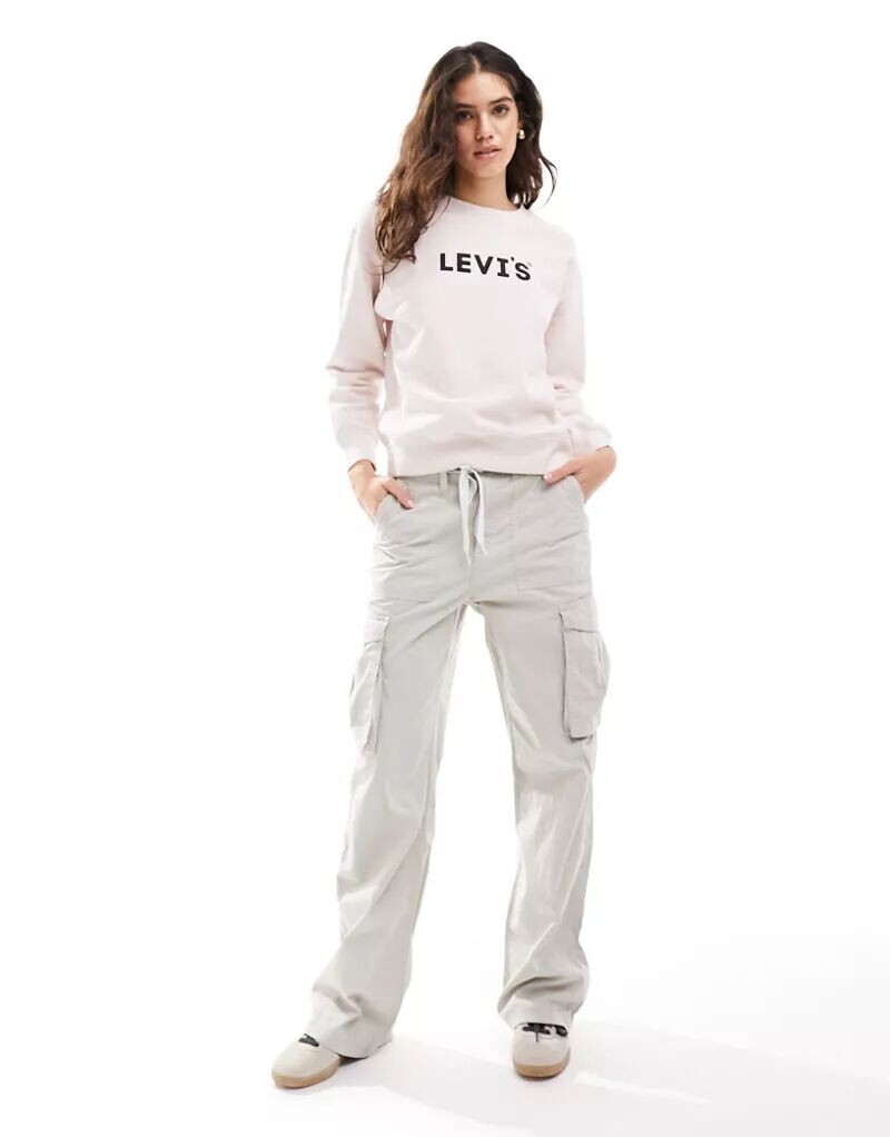 

Светло-розовая толстовка Levi's с логотипом на груди, эксклюзивно для ASOS