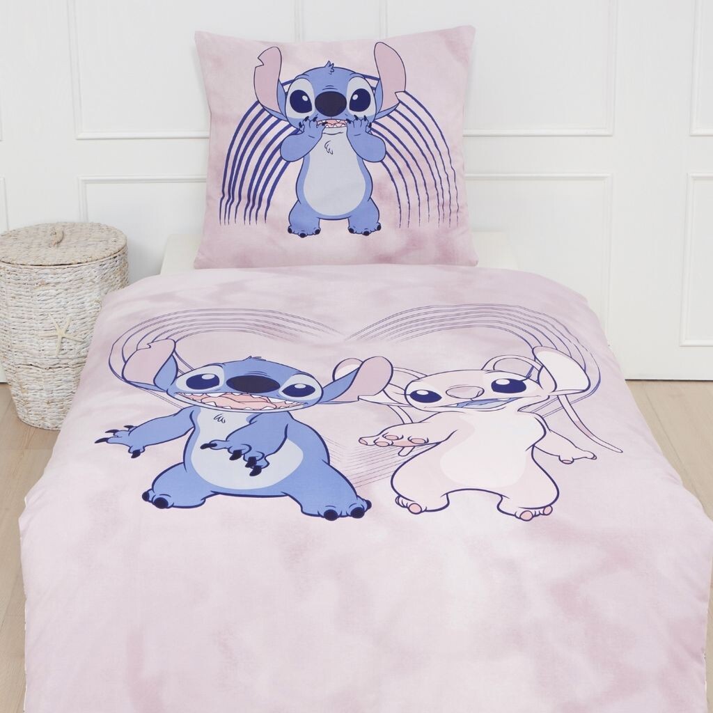 

Детское постельное белье Lilo & Stitch 80х80 + 135х200 см · 2 шт · 100% хлопок во фланели/фланель на молнии