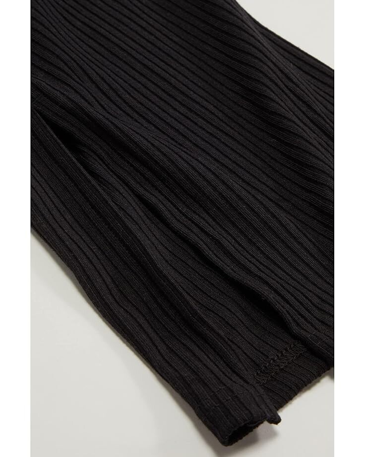 

Брюки Converse High-Rise Rib Knit Pants, черный