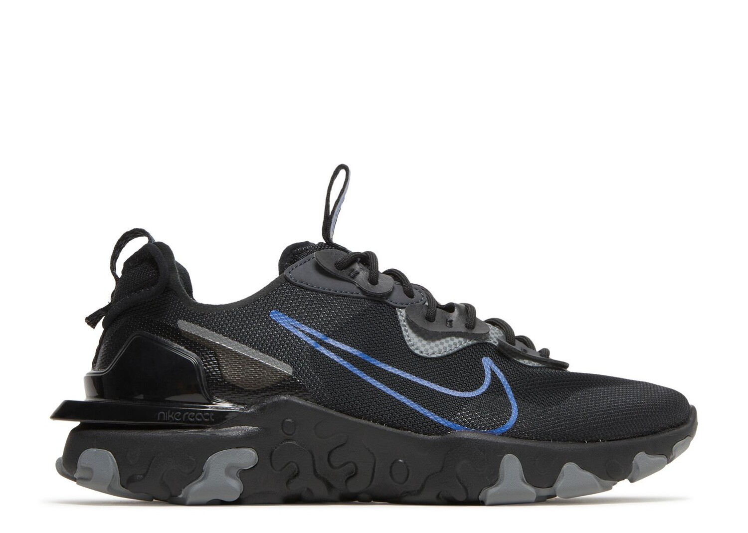 

Кроссовки Nike React Vision 'Black Game Royal', черный