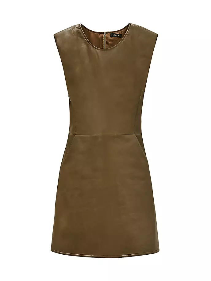 

Платье Port Elizabeth из переработанной кожи As By Df, цвет desert olive