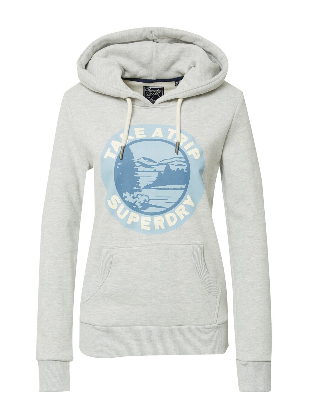 

Толстовка Superdry Travel, пестрый серый