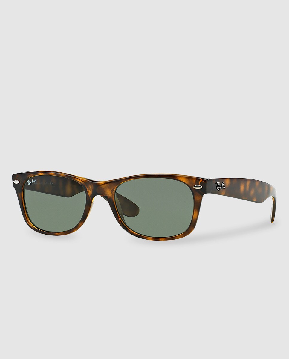 Новые коричневые солнцезащитные очки Wayfarer Classic RB2132 Ray-Ban, коричневый