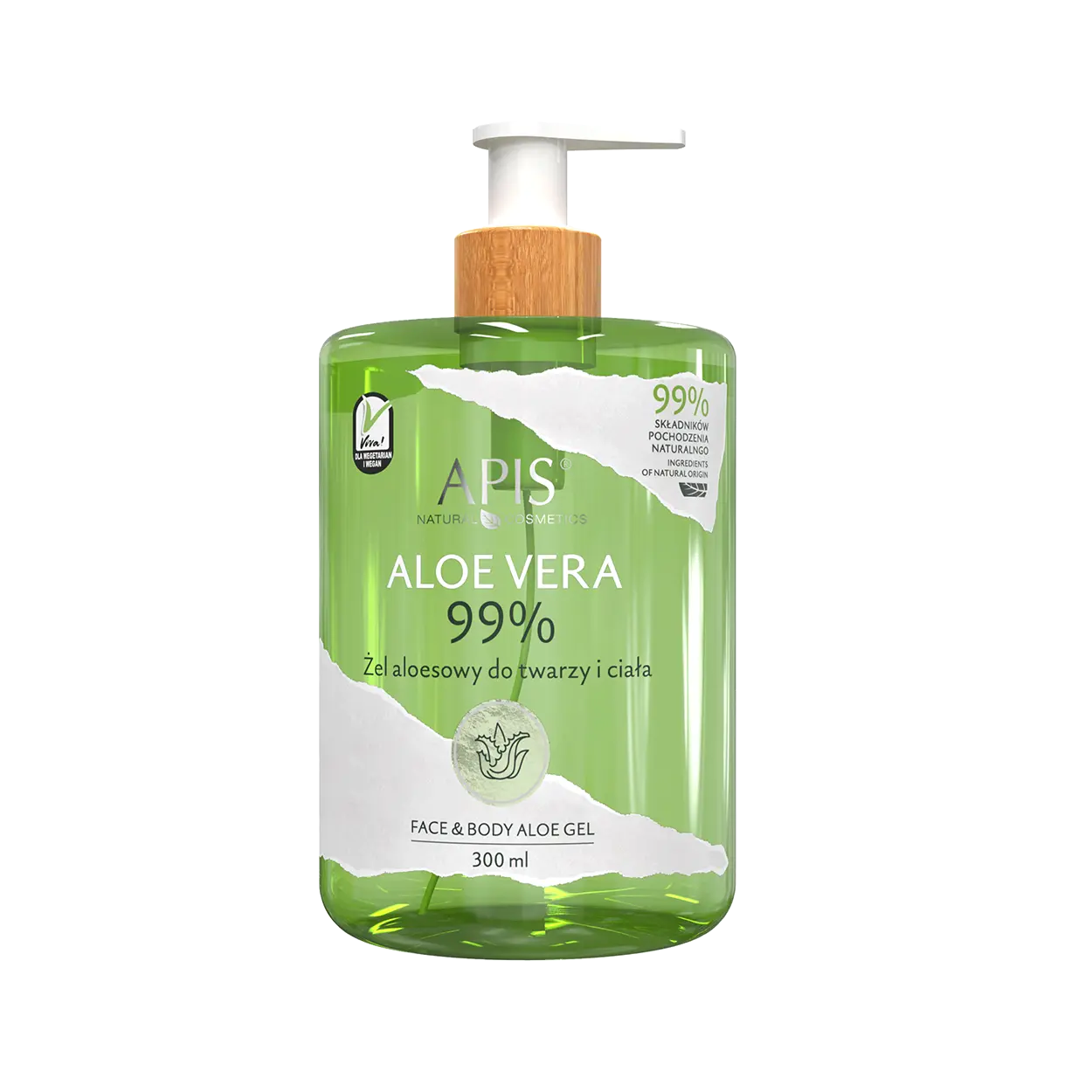 

Гель алоэ для лица и тела Apis Aloe Vera, 300 мл