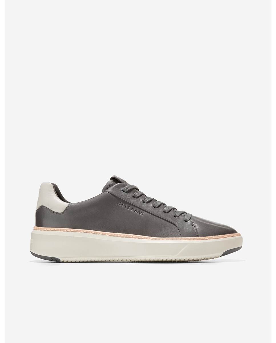 

Серые мужские кожаные кроссовки с кружевной застежкой Cole Haan, серый