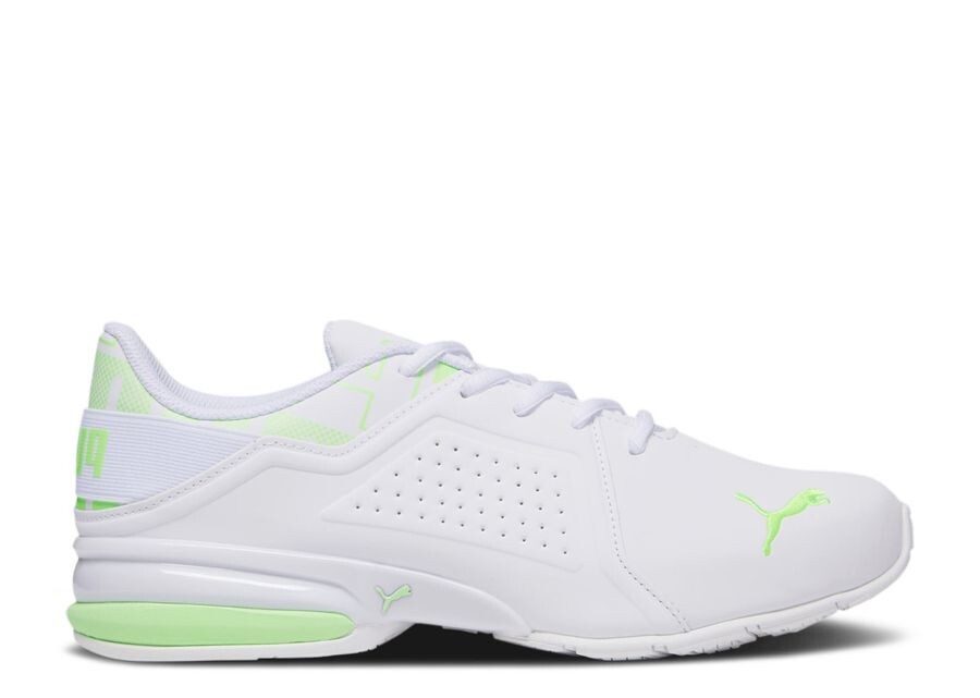

Кроссовки Puma Viz Runner Repeat Wide 'White Speed Green', белый