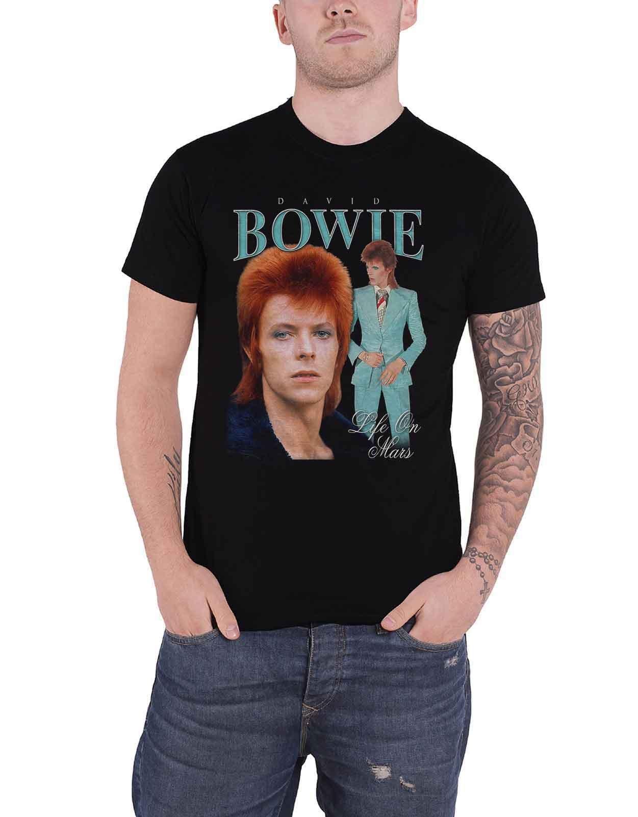 Футболка «Жизнь на Марсе» David Bowie, черный мужская футболка кот на марсе l черный