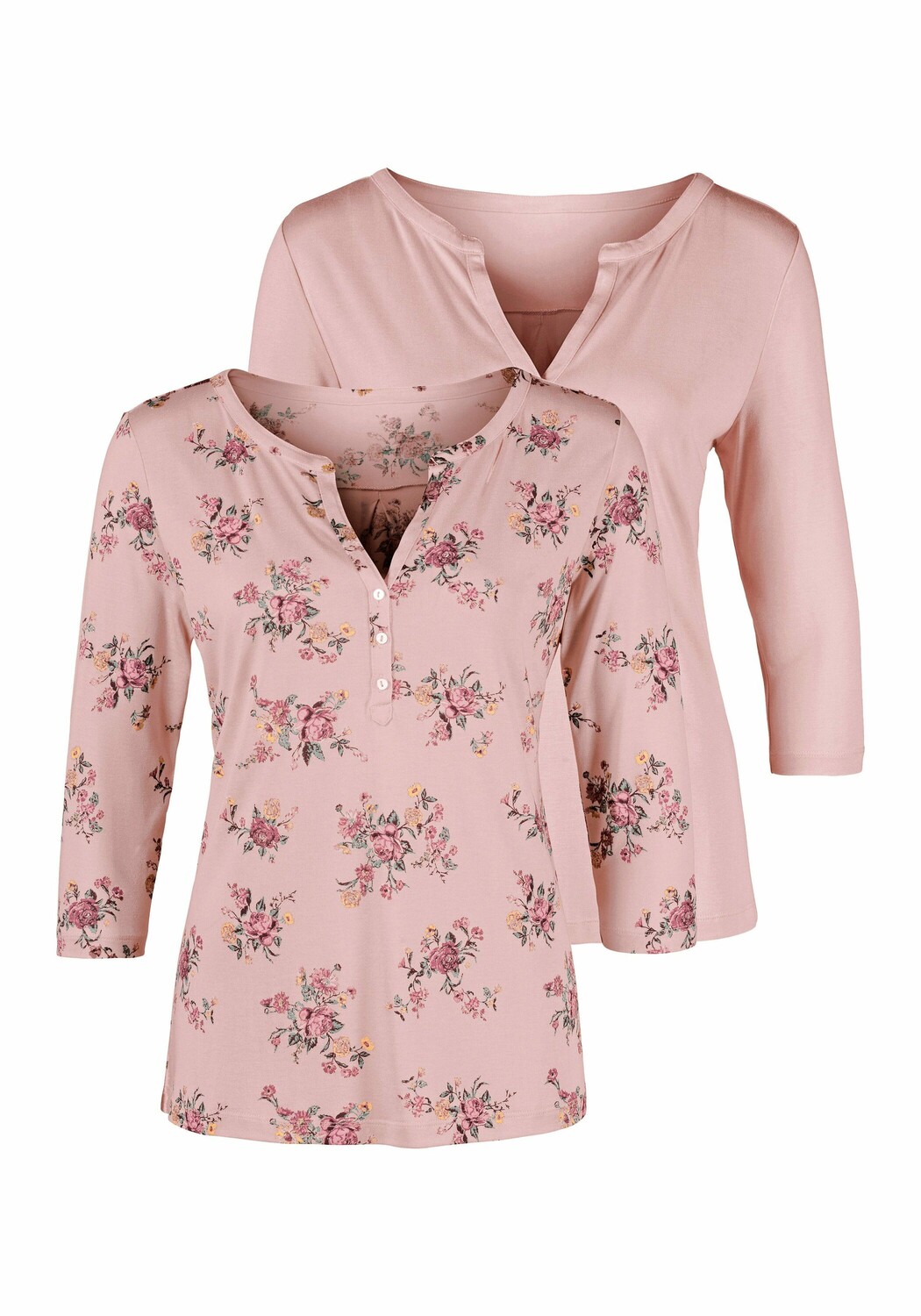 

Футболка LASCANA 3/4 Arm, цвет rosé