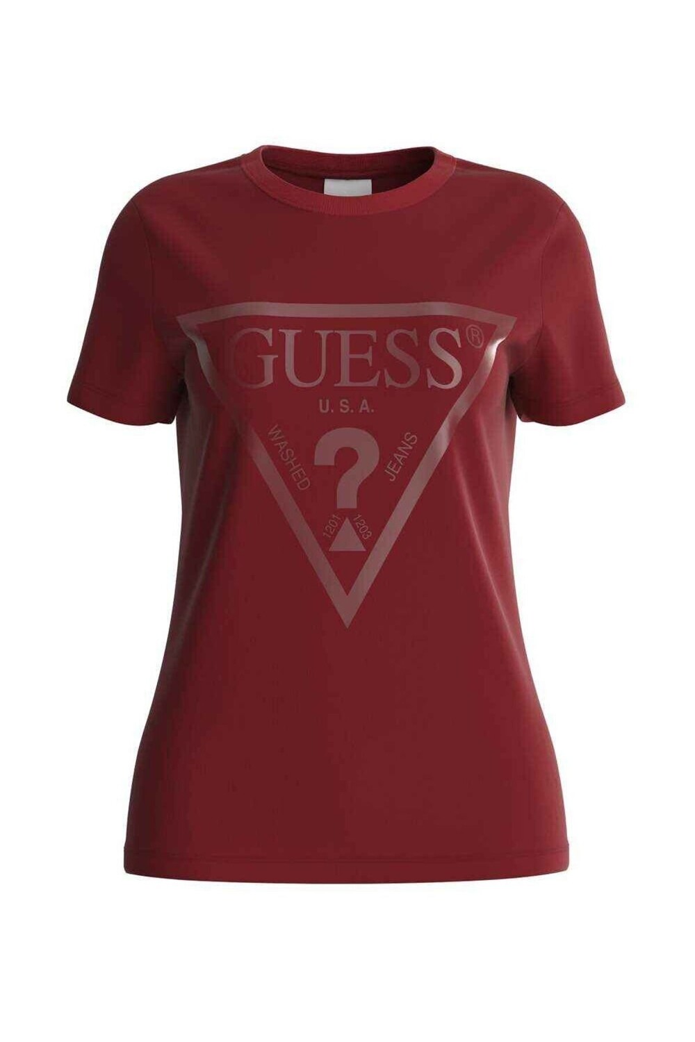 

ADELE ЖЕНСКАЯ ФУТБОЛКА СТАНДАРТНОГО КРОЯ Guess, красный