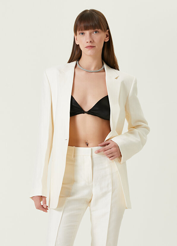 

Пиджак цвета слоновой кости Helmut Lang