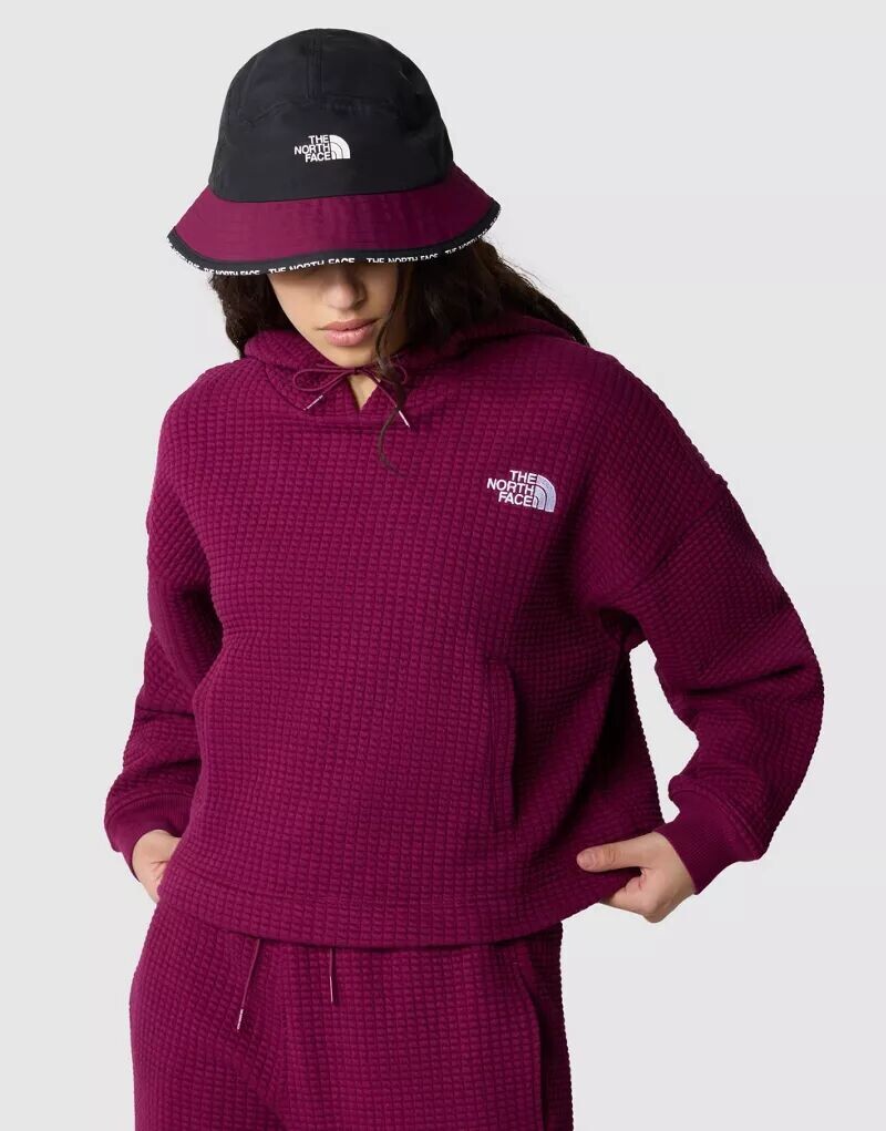 

Худи ягодного цвета The North Face Mhysa