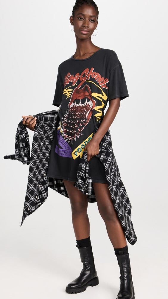 

Платье MADEWORN ROCK Rolling Stones Tee