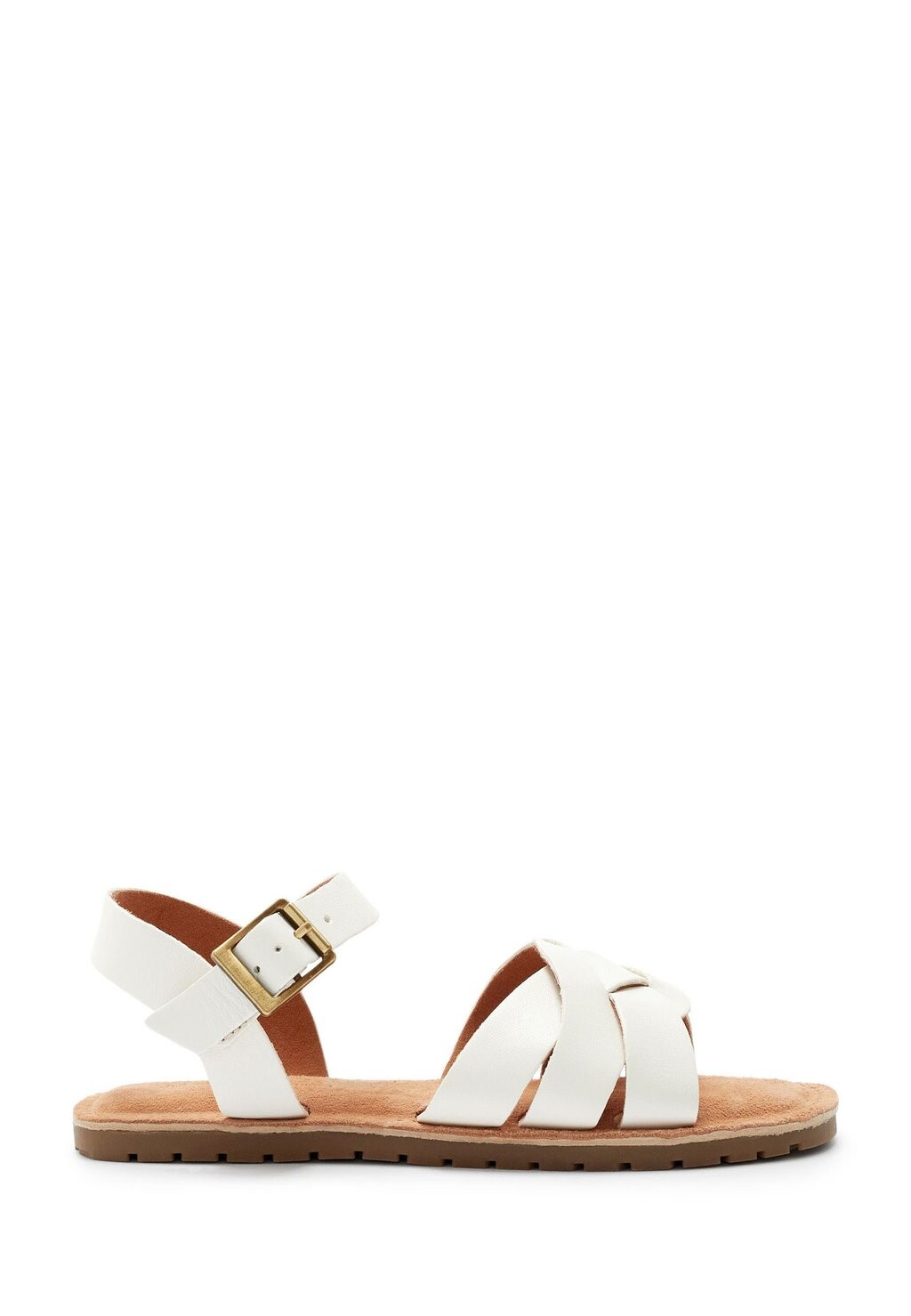 

Сандалии с ремешками WOVEN LEATHER SANDALSFIT (F) Next, цвет white