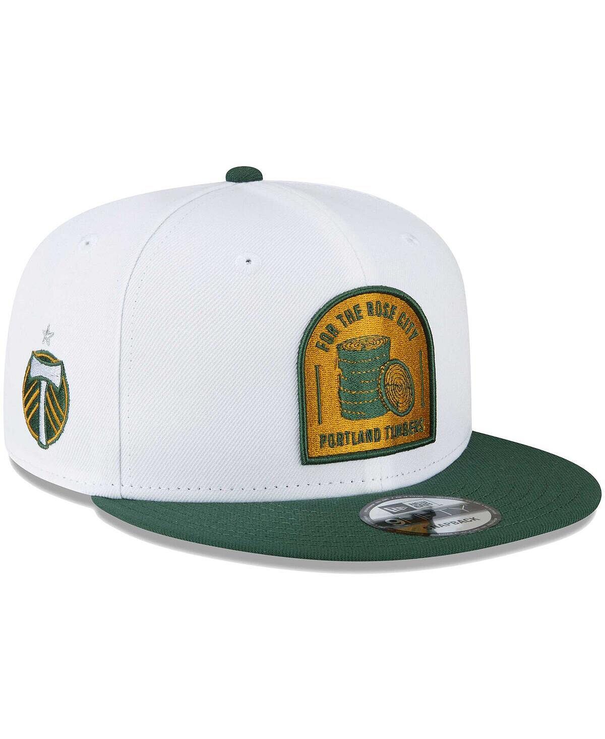 

Мужская белая кепка Portland Timbers из джерси с крючком 9FIFTY Snapback New Era