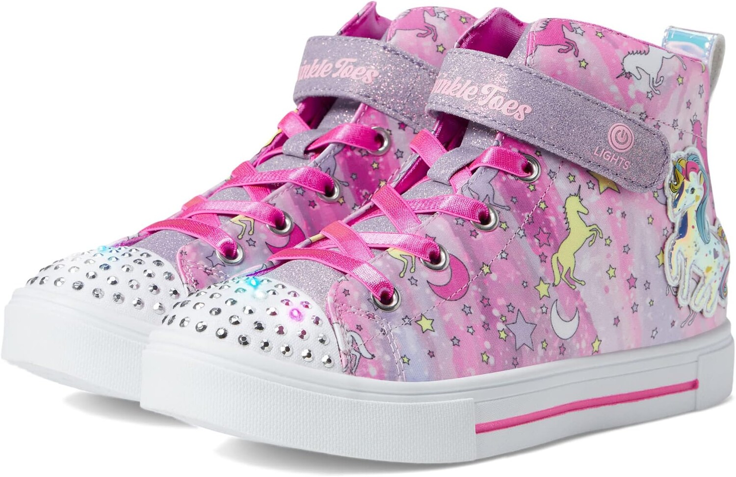 

Кроссовки Twinkle Toes - Twinkle Sparks 314800L SKECHERS KIDS, цвет Pink/Multi