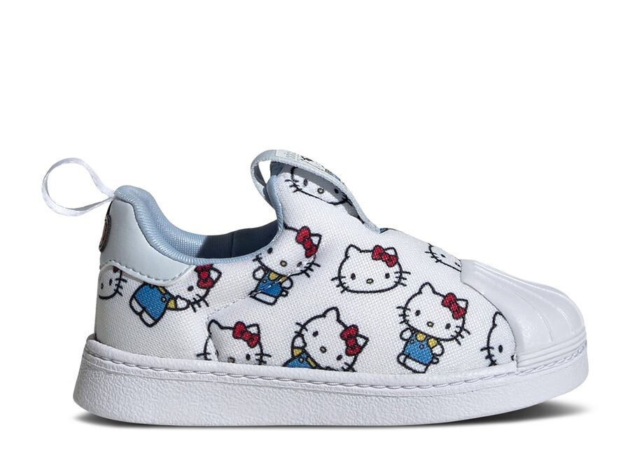 

Кроссовки adidas Hello Kitty X Superstar 360 I, цвет White Allover Print