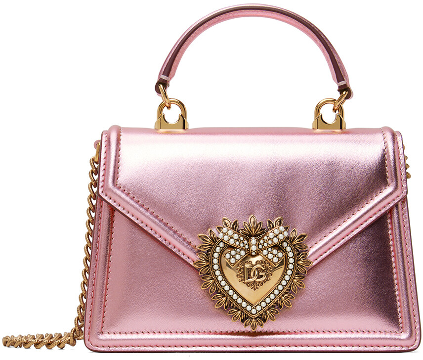 

Розовая маленькая сумка преданности Dolce&Gabbana, цвет Rosa/Rosa