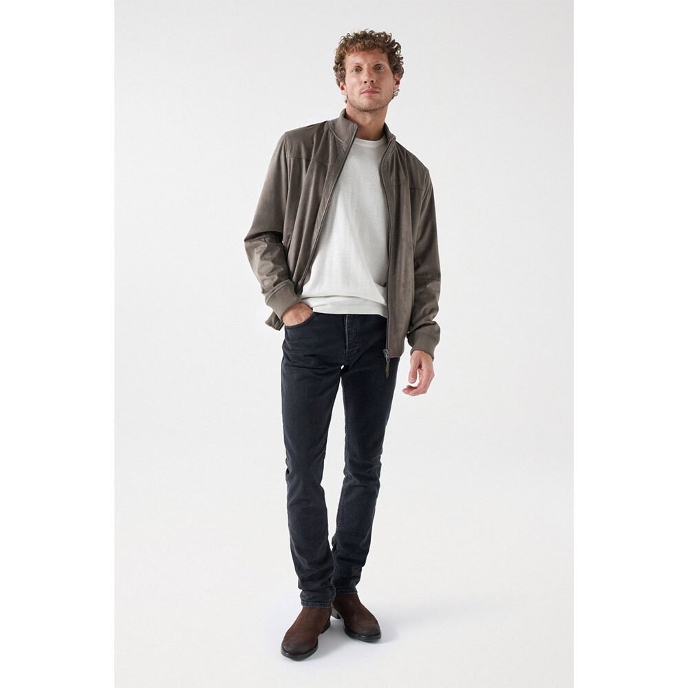 

Куртка Salsa Jeans Suede Bomber, серый