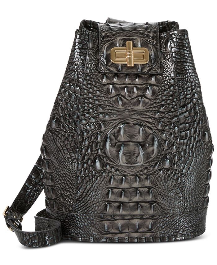 

Кожаный рюкзак Maddie Melbourne Brahmin, серый