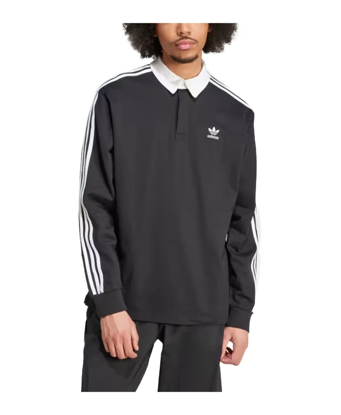

Классическая футболка поло для регби Adidas, черный