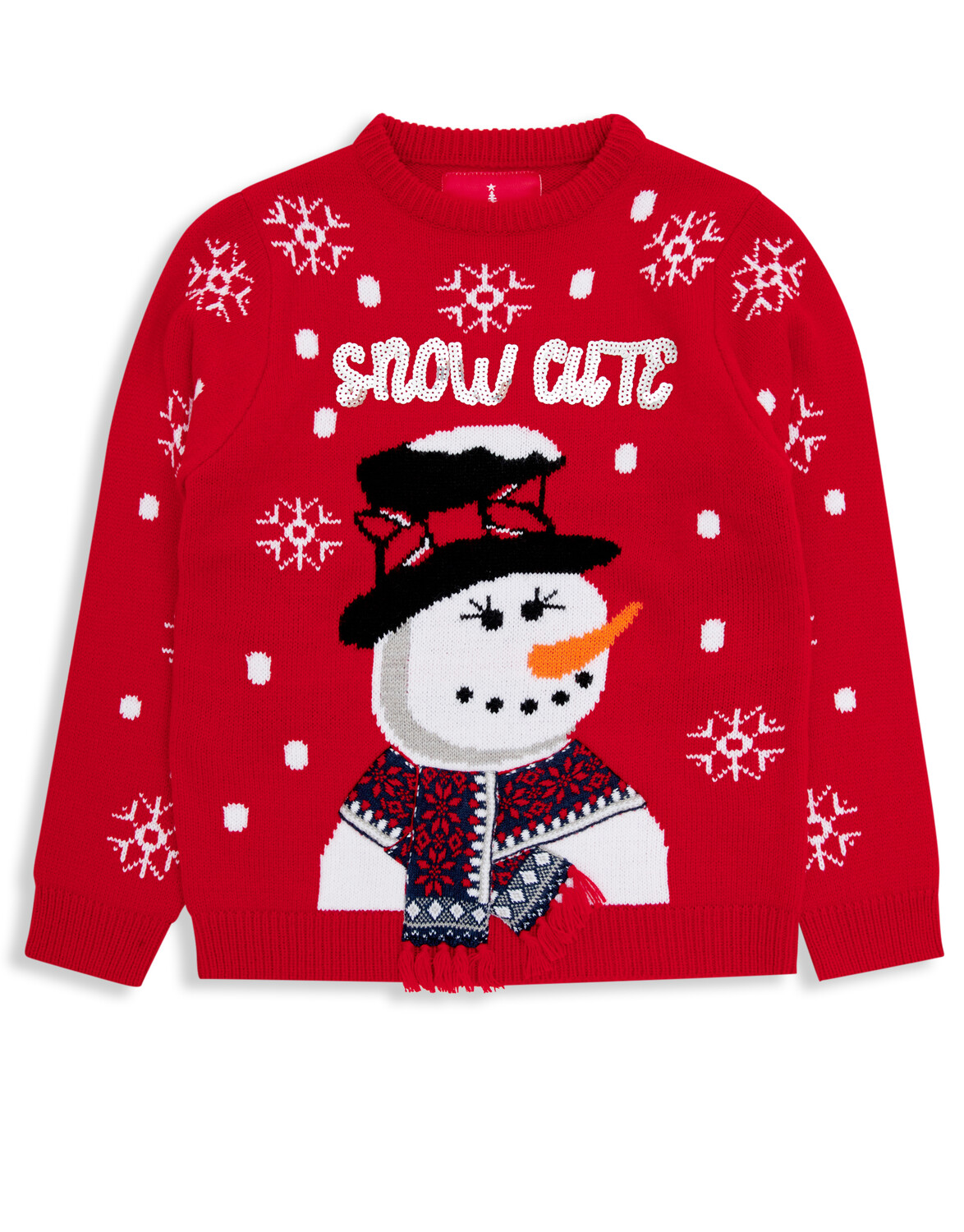 

Пуловер Threadgirls Weihnachts Snowman, розовый