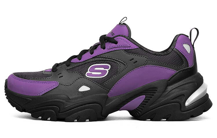 

Кроссовки Stamina V2 Chunky женские низкие черные/фиолетовые Skechers, Черный, Кроссовки Stamina V2 Chunky женские низкие черные/фиолетовые Skechers