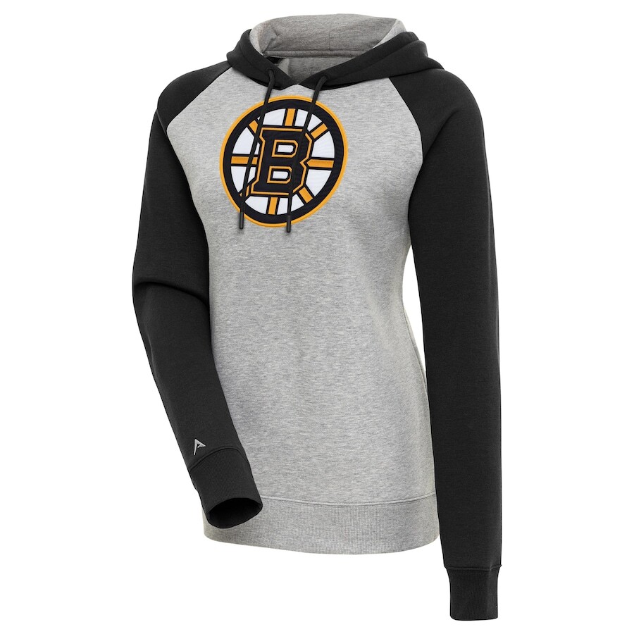 

Пуловер с капюшоном Antigua Boston Bruins, серый