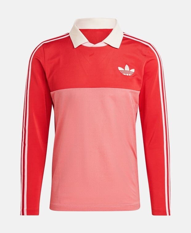 

Рубашка-поло с длинными рукавами adidas Originals, красный