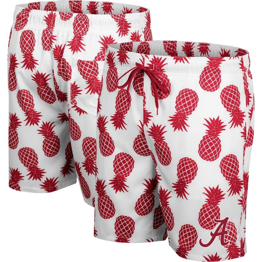 

Пляжные шорты Colosseum Alabama Crimson Tide, белый