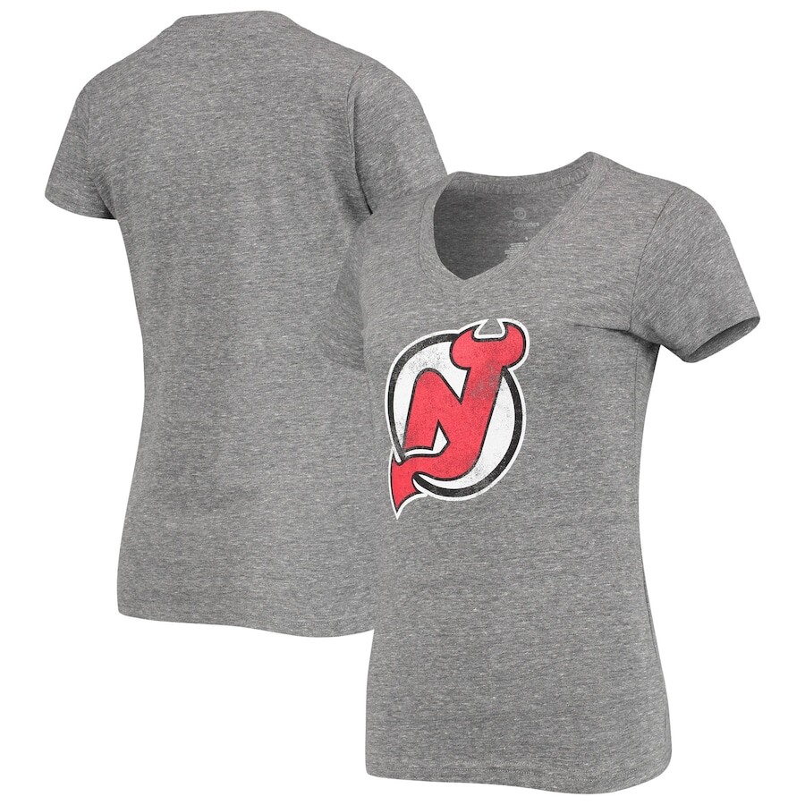 Футболка с коротким рукавом Fanatics Branded New Jersey Devils, серый