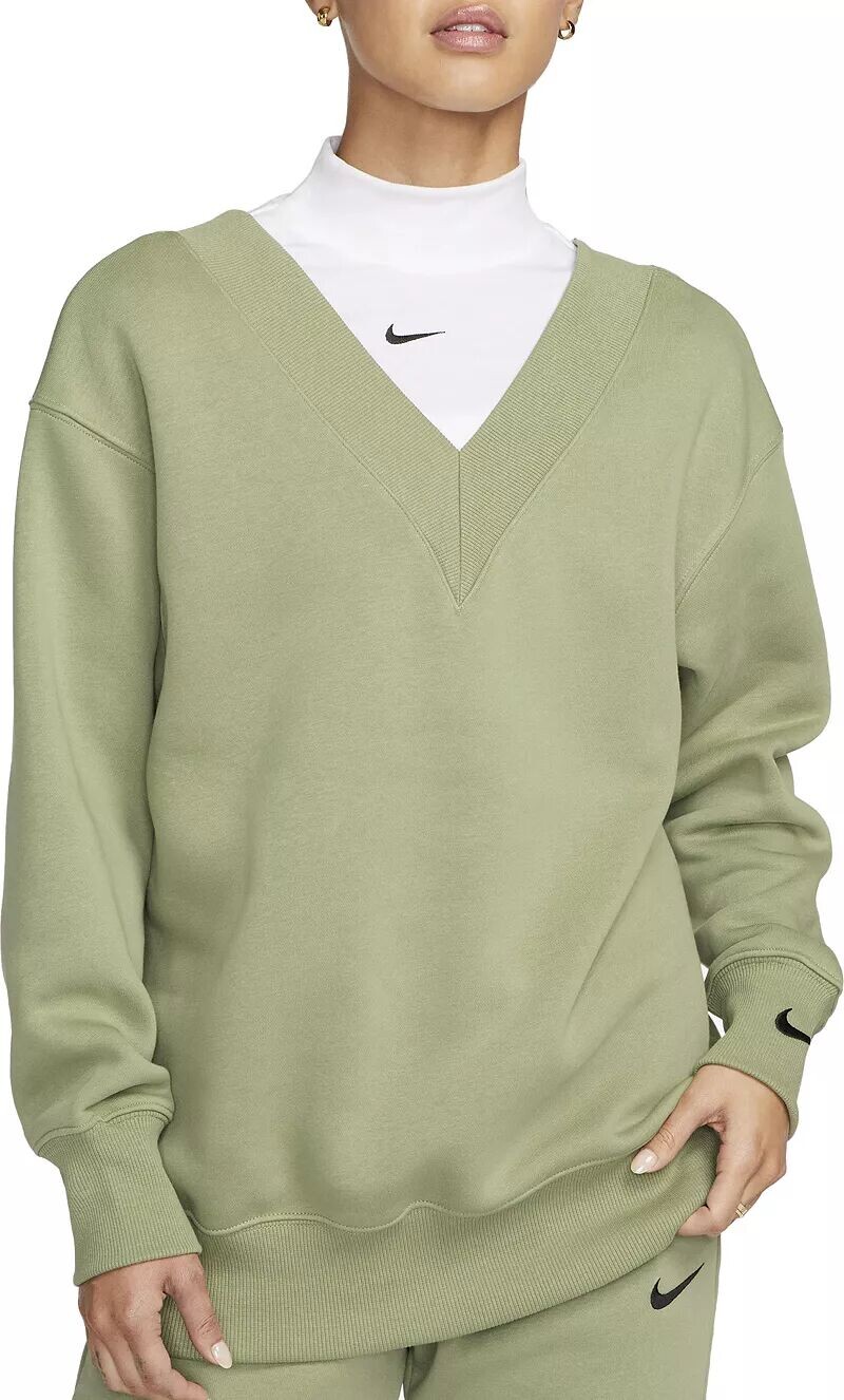 

Женский свободный свитшот с v-образным вырезом из флиса Nike Sportswear Phoenix