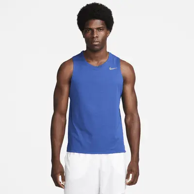 

Футболка Nike Miler, цвет Game Royal/Midnight Navy/Heather