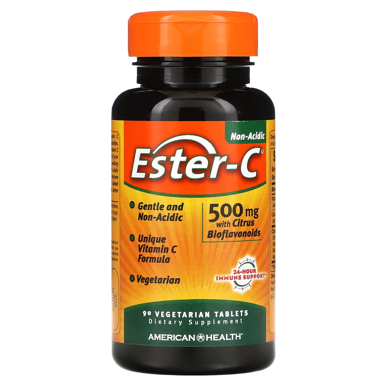 Пищевая добавка American Health Ester-C с цитрусовыми биофлавоноидами, 90 вегетарианских таблеток american health ester c 1000 мг 90 вегетарианских таблеток
