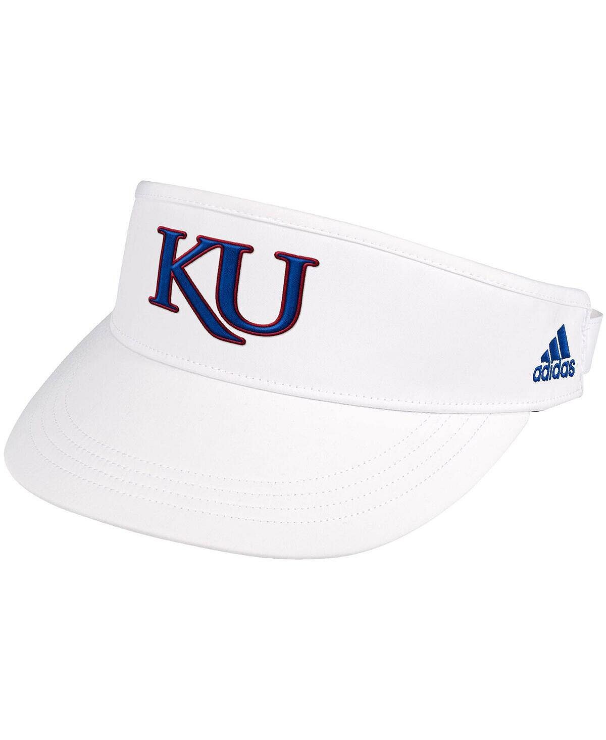 

Мужские белые кроссовки Kansas Jayhawks Sideline Coach с высоким козырьком adidas