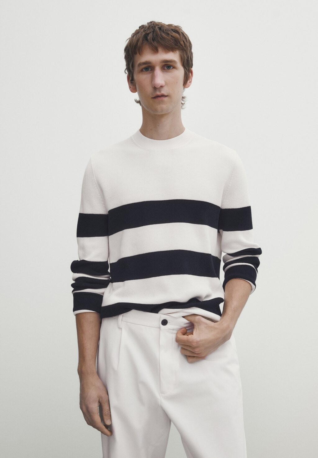 

Свитер Massimo Dutti, бежевый