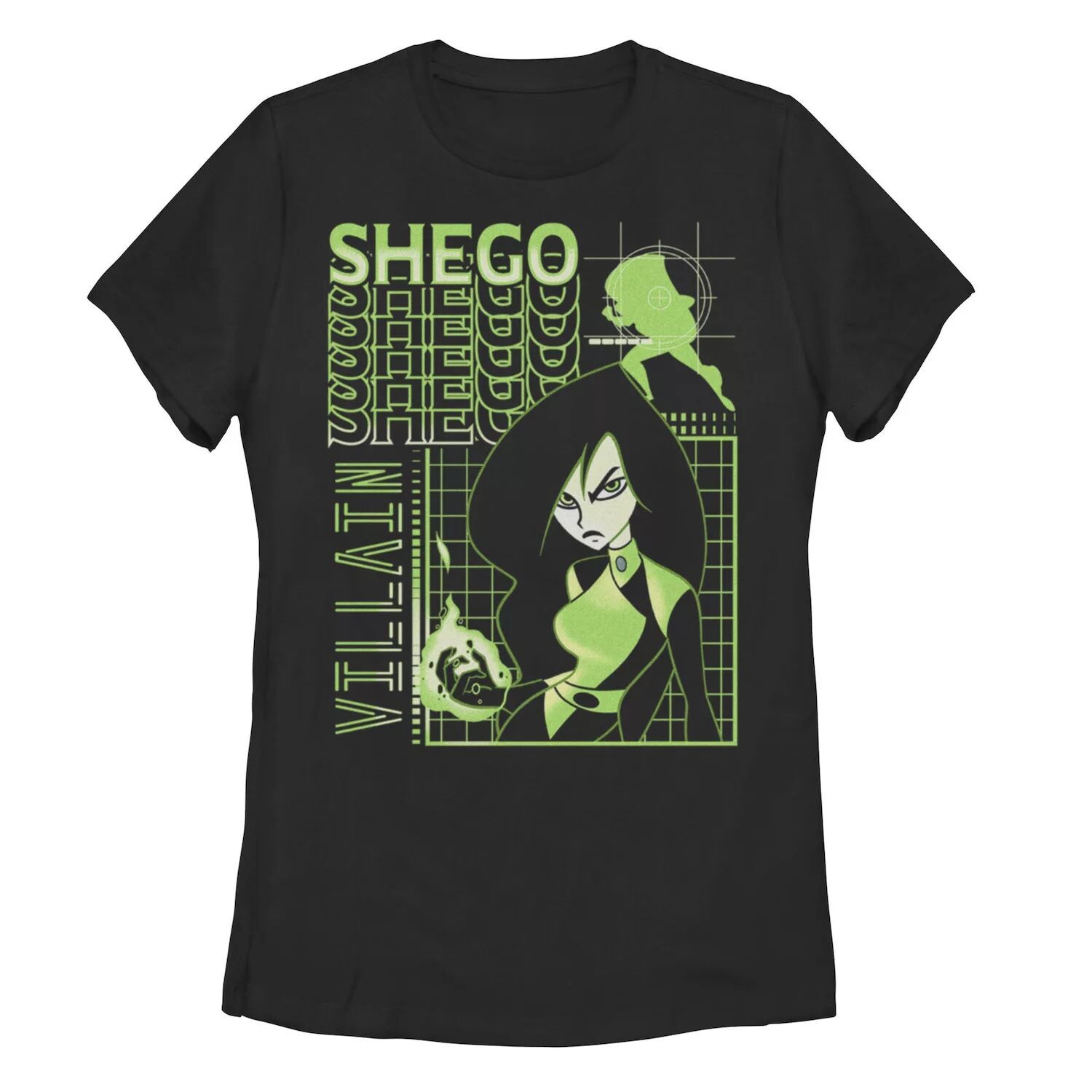 

Футболка с рисунком Shego Spy Techwear Ким Пять-с-плюсом Disney от Disney Licensed Character