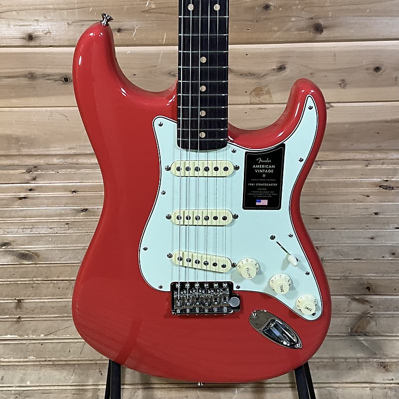 Электрогитара Fender American Vintage II 1961 Stratocaster Electric Guitar - Fiesta Red