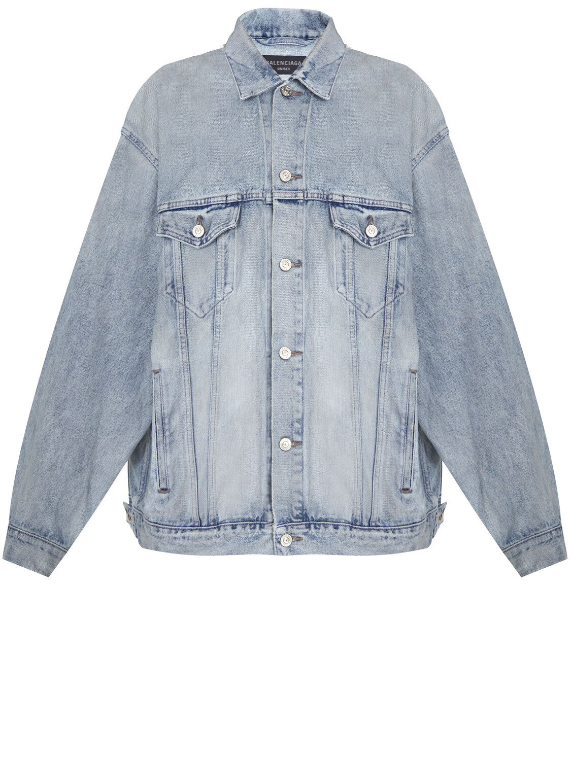 

Куртка Balenciaga Oversized denim, синий
