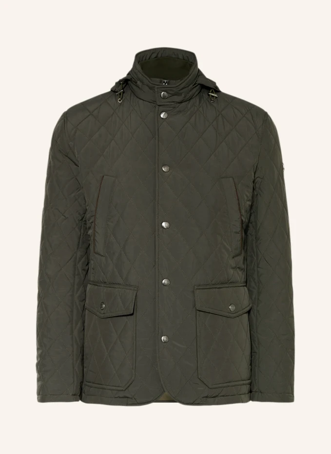 

Стеганая куртка Hackett London, хаки