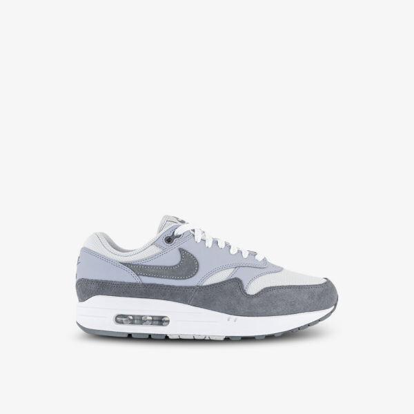 

Кроссовки Air max 1 кожаные низкие Nike, серый