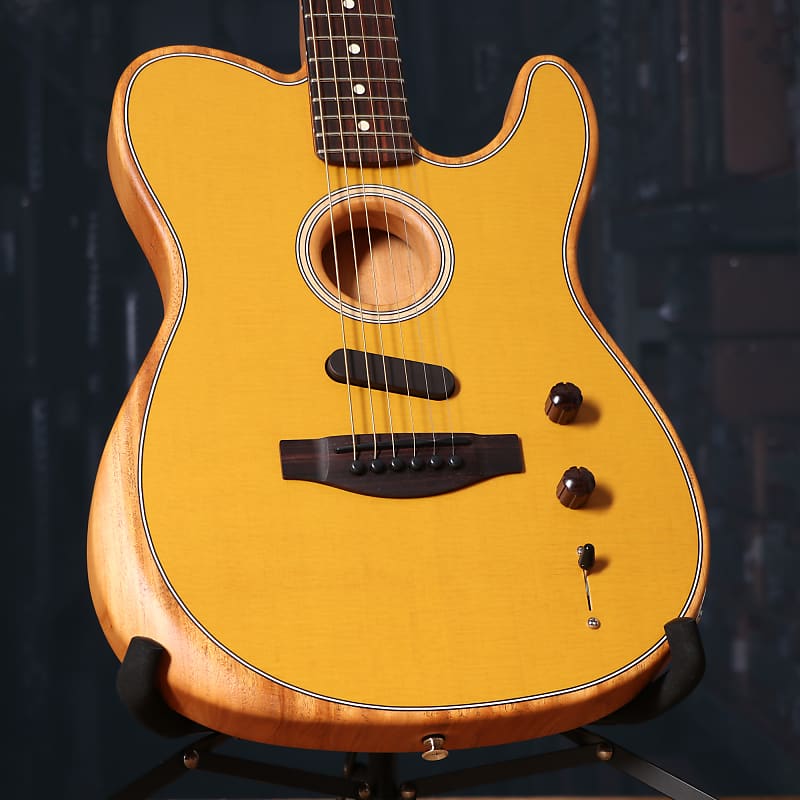 Акустическая гитара Fender Acoustasonic Player Telecaster Acoustic Electric Guitar in Butterscotch Blonde
