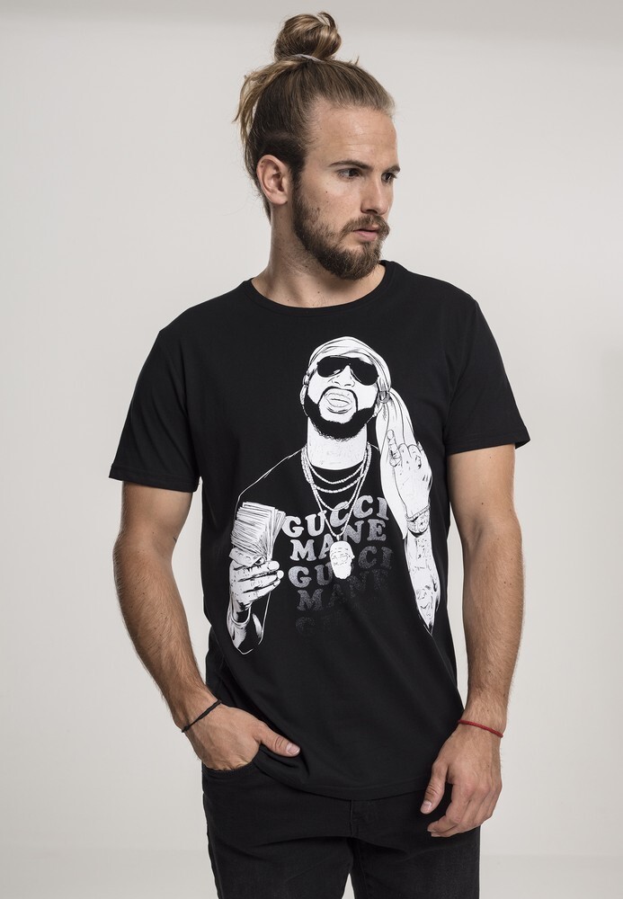 

Футболка Merchcode Gucci Mane Pinkies Up Tee, черный