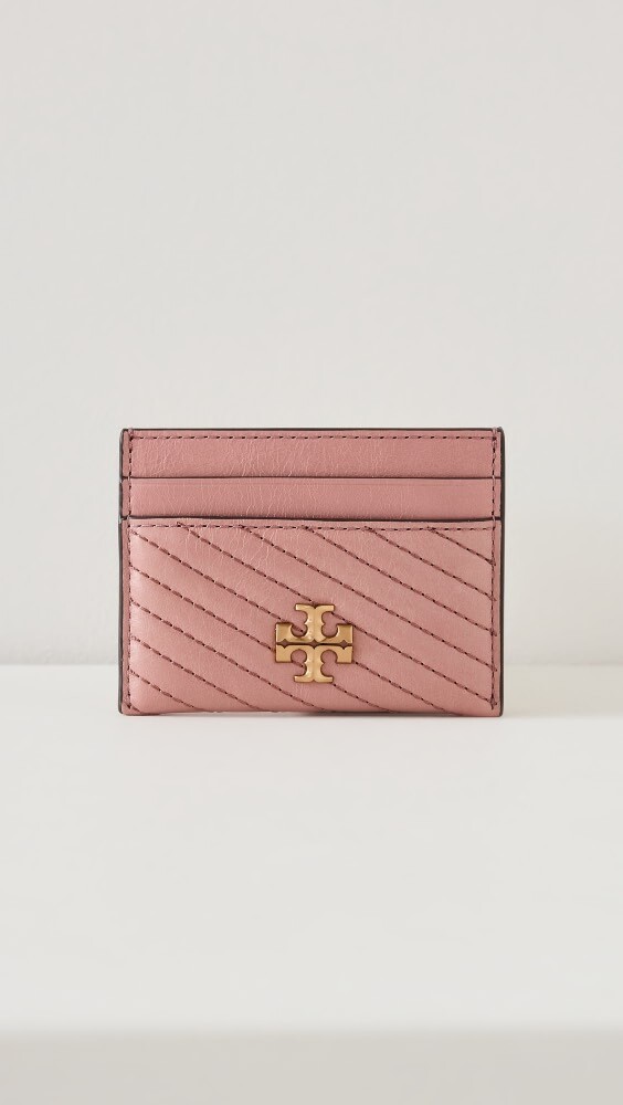 

Сумка Tory Burch Kira Moto Quilt Card Case, розовый